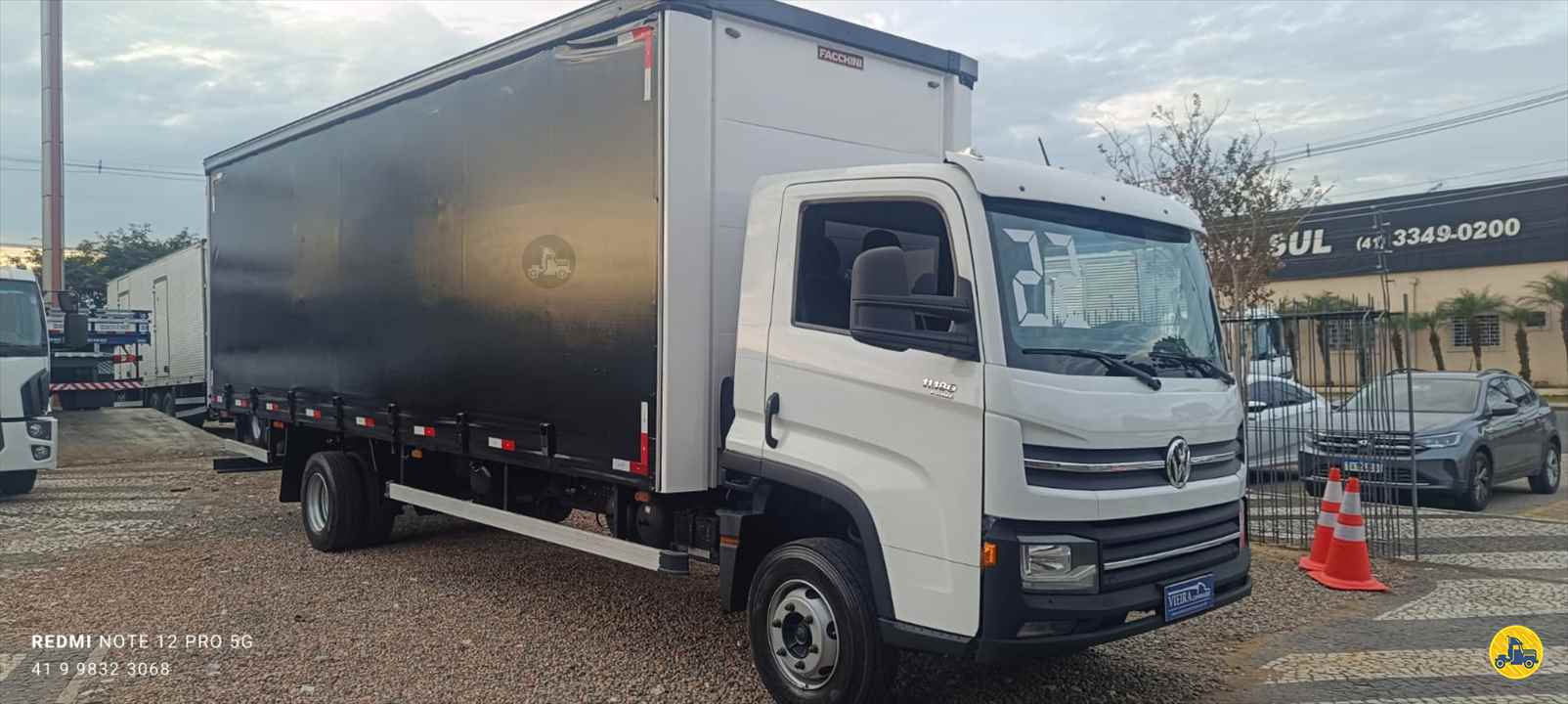 CAMINHAO VOLKSWAGEN VW 11180 Baú Sider 3/4 4x2 Vieira Caminhões CURITIBA PARANÁ PR